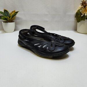 JBU Adventure On Juniper Flats Vegan Leather Round Toe Hook Loop Heel Strap 6.5M